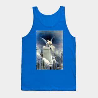 Christmas Eve - Gustave Dore Angel on snowy chimney Tank Top